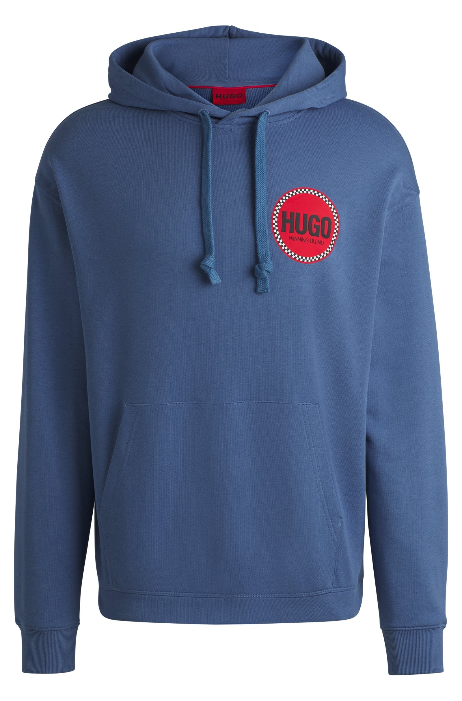 Sudadera con capucha relaxed fit en felpa de algodón con logos estampados