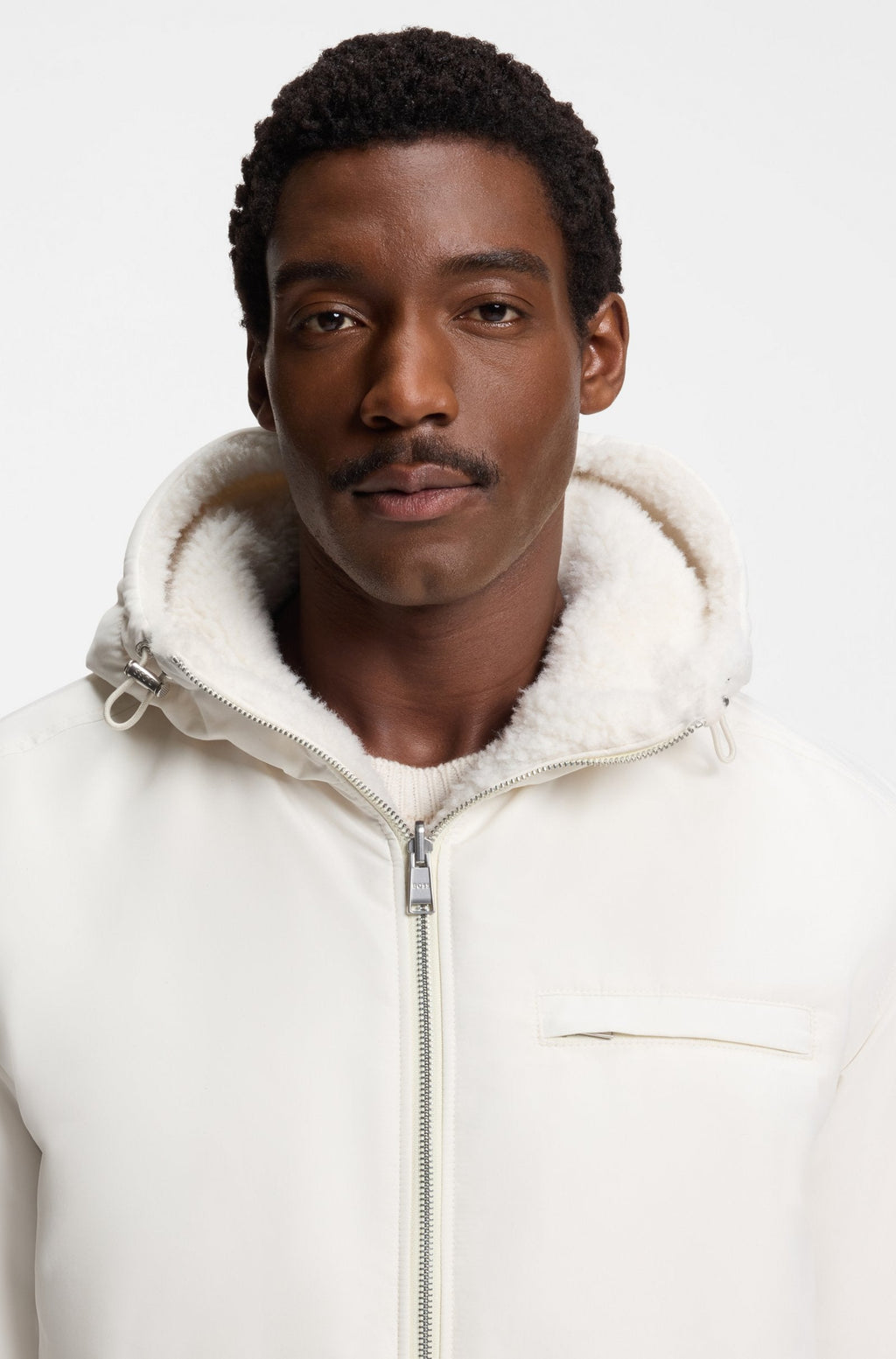 Chaqueta reversible BOSS x Steiff en tejido de peluche