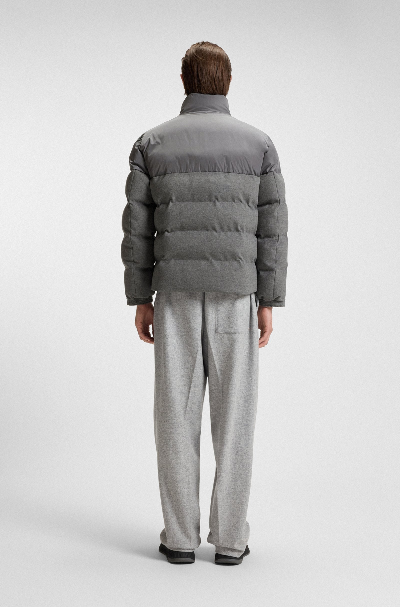 Cazadora impermeable de franela cepillada