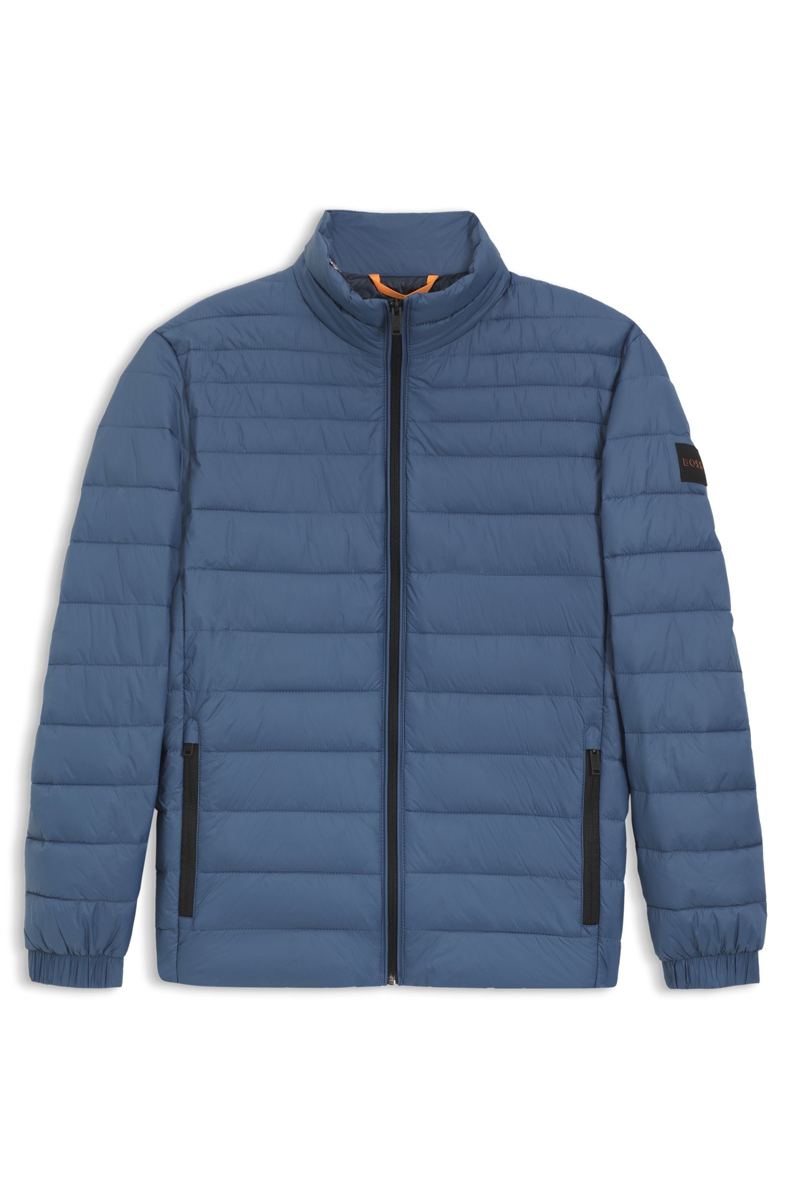 Cazadora slim fit plegable repelente al agua con guateado mixto