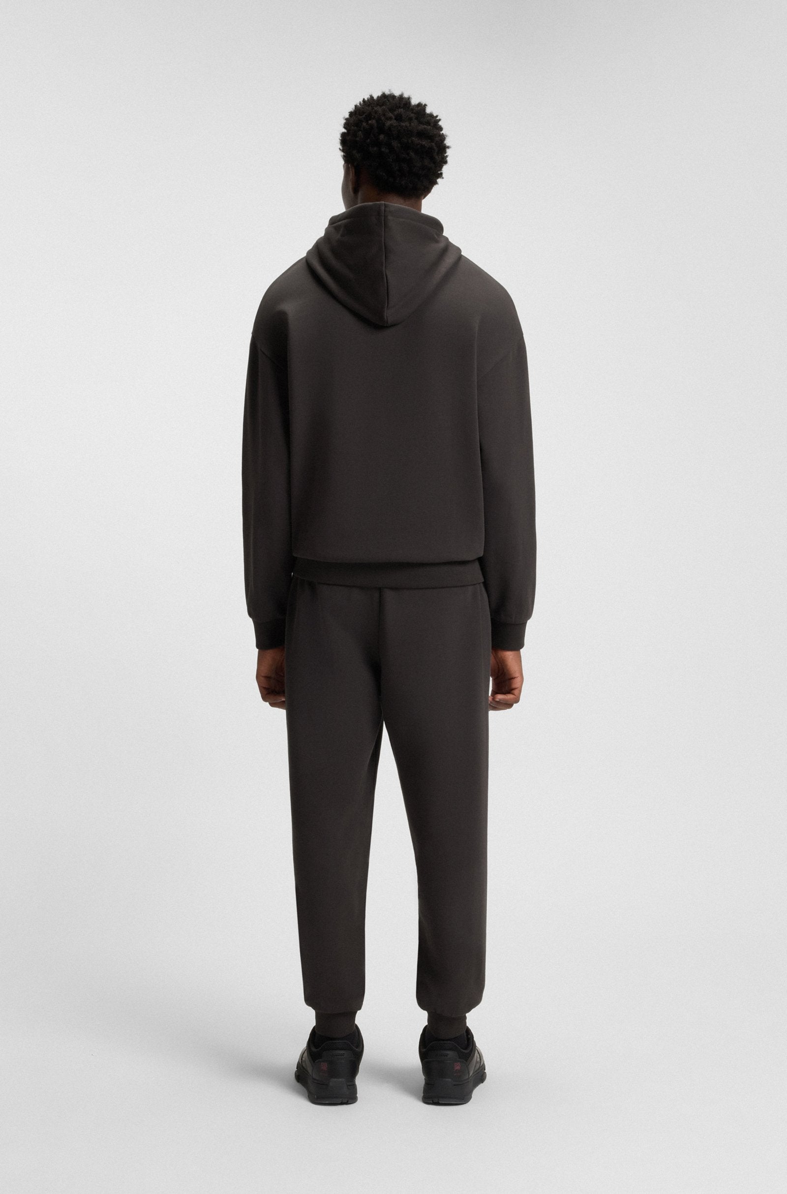 Prenda con capucha HUGO x RB de felpa de algodón con figura de toro