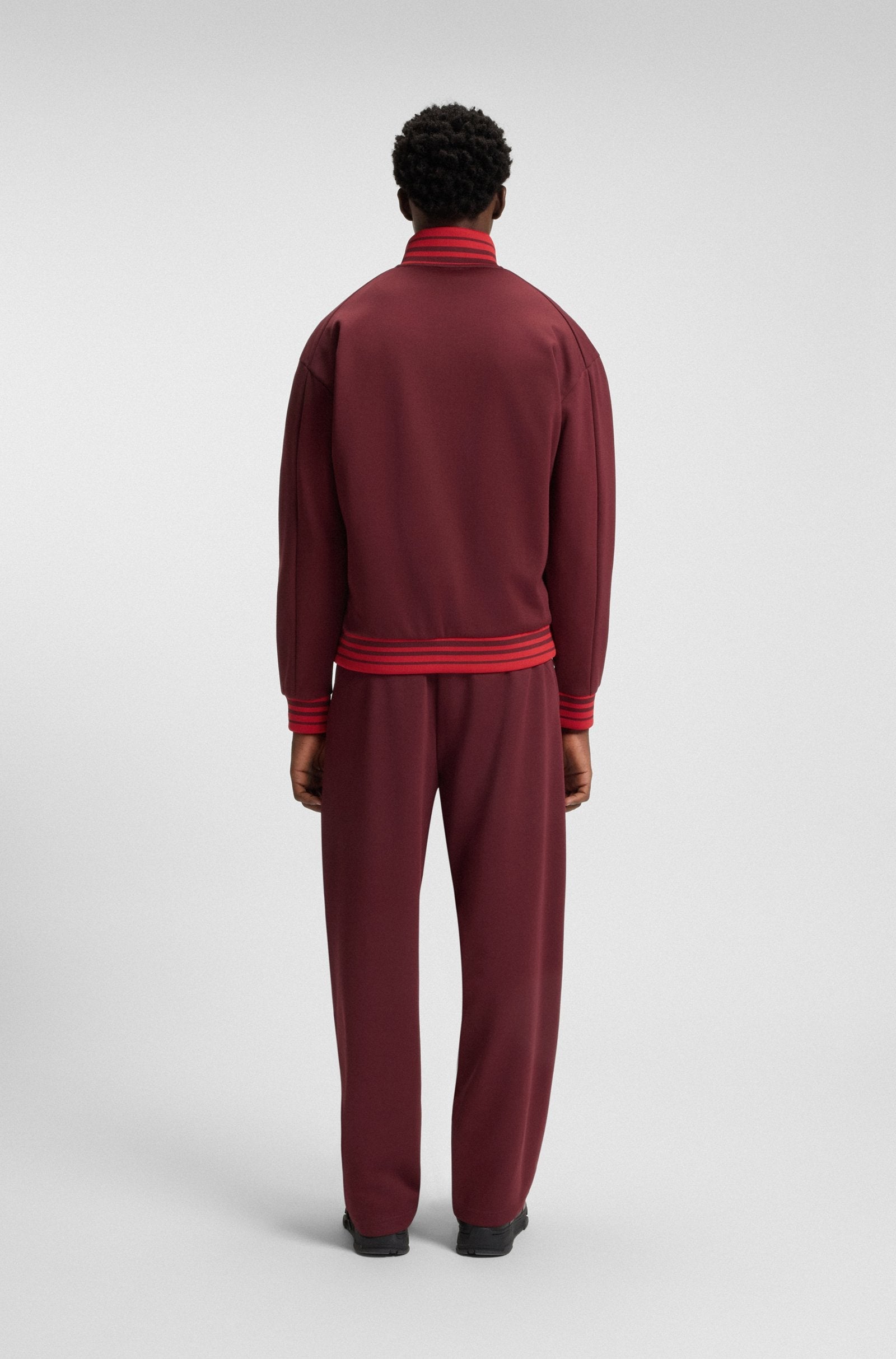 Sudadera HUGO x RB con cremallera y logo de toro