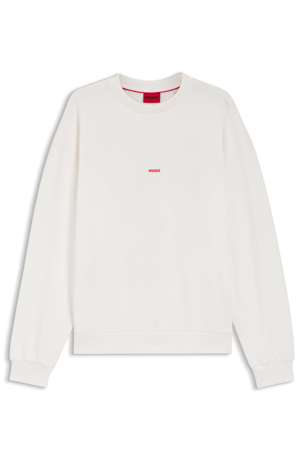 Sudadera relaxed fit en felpa de algodón con ilustración de perro